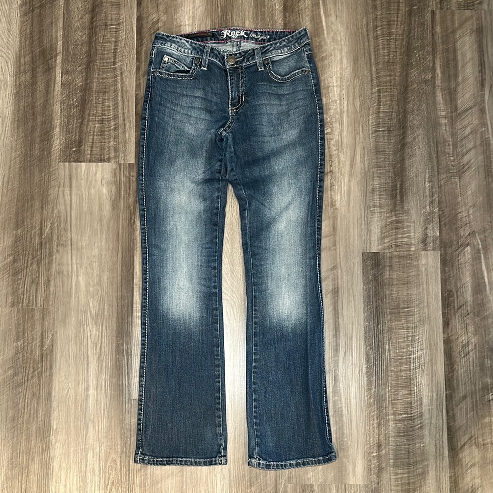 Rock 47 Wrangler Low Rise Boot Cut Jeans - 5/6x32